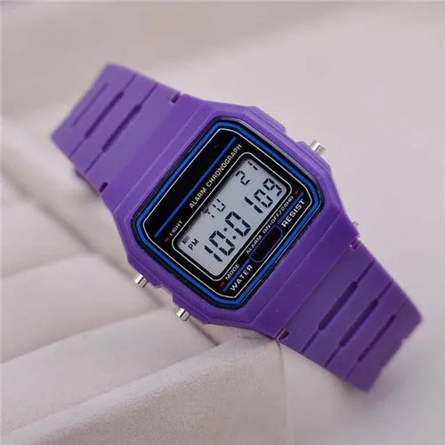 Digital Sports Watch - Waterproof LED Wristwatch for Men & Women