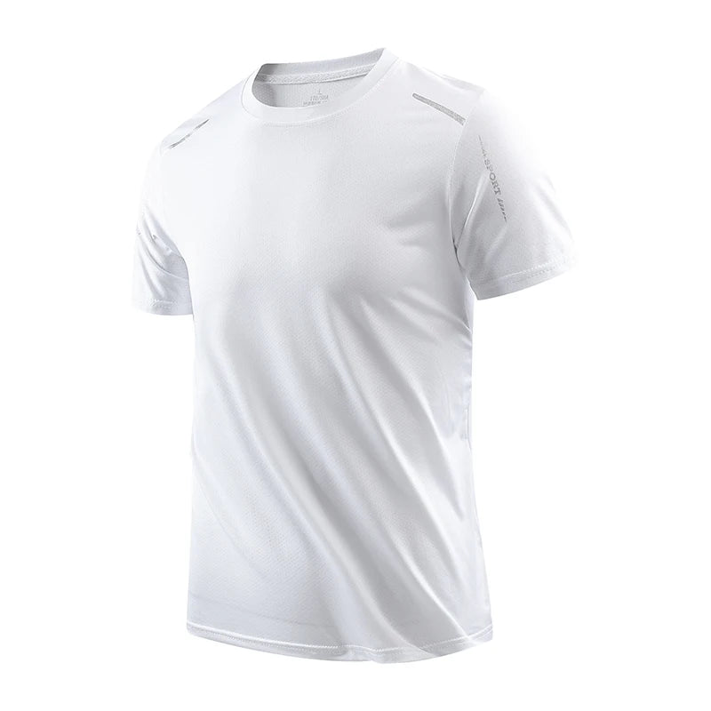 Men's Quick-Dry Athletic T-Shirt - Breathable Outdoor Sports Tee