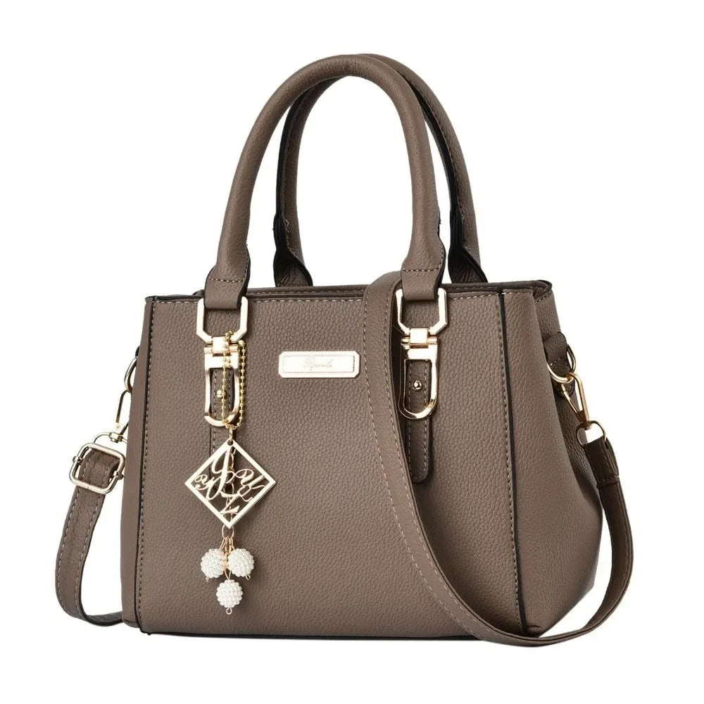 STRUCTURED ELEGANT TOP-HANDLE HANDBAG – SHOULDER & CROSSBODY