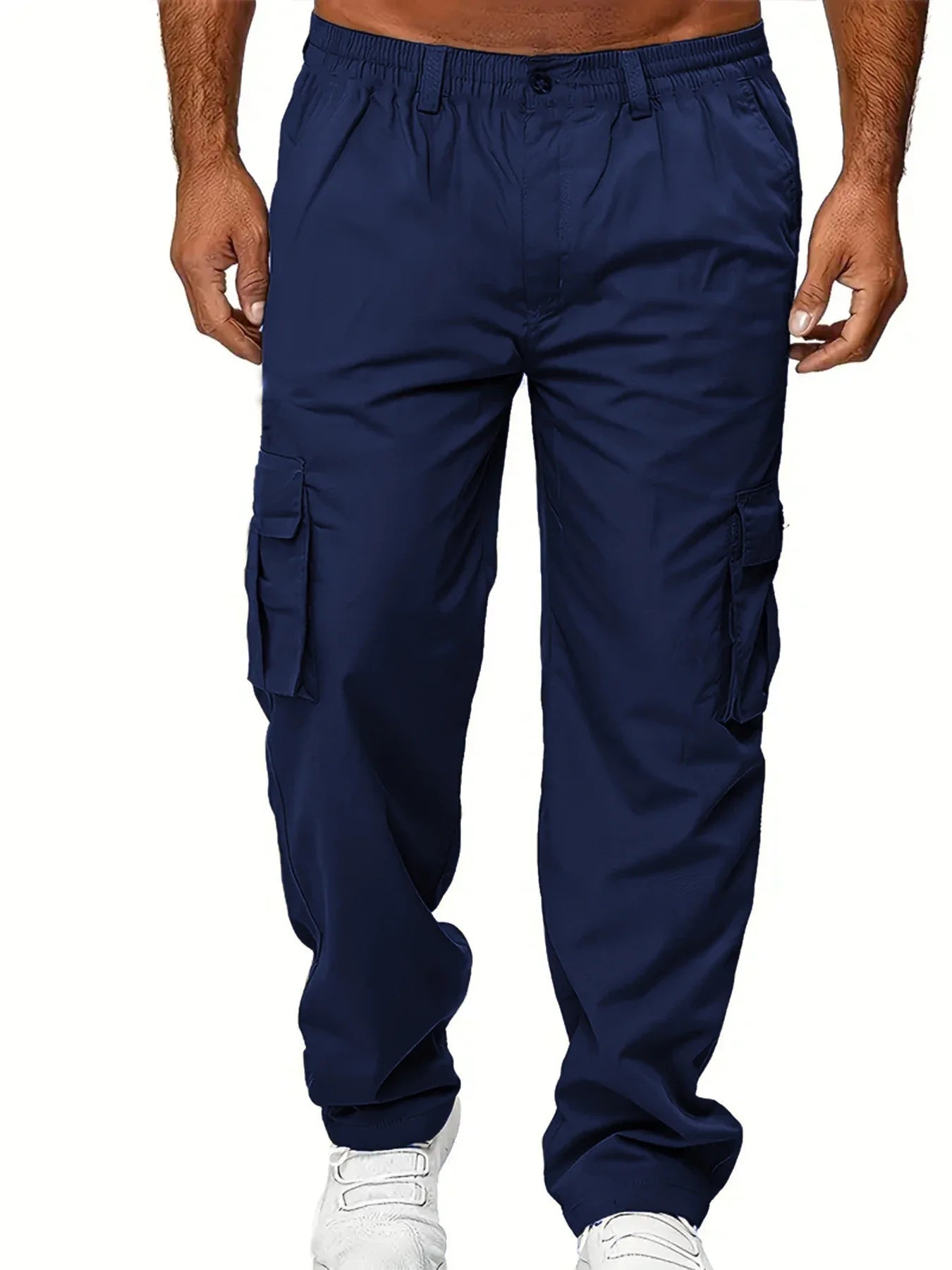 MEN'S CARGO PANTS – MULTI-POCKET OUTDOOR CASUAL WEAR