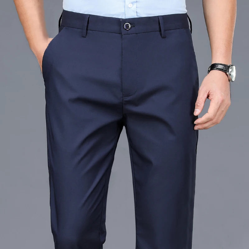 Men's Stretch Suit Pants - Quick-Dry Smart Casual Trousers